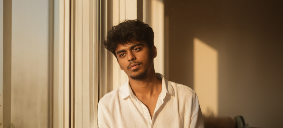 Madhan at work — designing for the screen